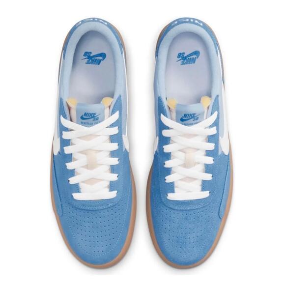 NEW (OTHER) NIKE SB Heritage VULC Men's Size 10.5 Blue/ White - Picture 4 of 7